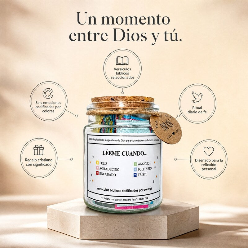 Frasco Divino™ - Versículos por Emociones