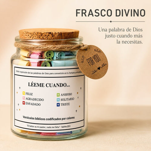 Frasco Divino™ - Versículos por Emociones